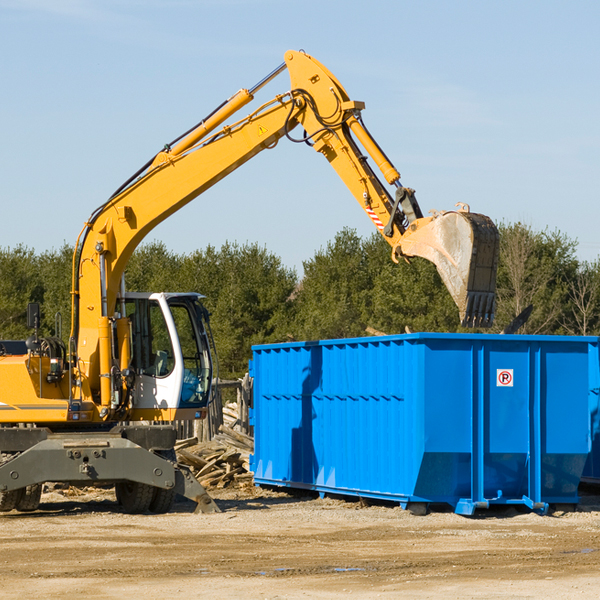 what are the rental fees for a residential dumpster in La Rue